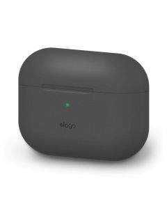 Elago Airpods Original Basic Silicone Case - силиконов калъф за Apple Airpods Pro (тъмносив)