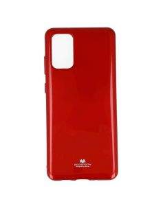 Mercury Goospery Jelly Case - силиконов (TPU) калъф за Samsung Galaxy S20 Plus (червен)