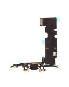 OEM iPhone 8 Plus System Connector and Flex Cable - лентов кабел с Lightning конектора и долните микрофони за iPhone 8 Plus (черен)