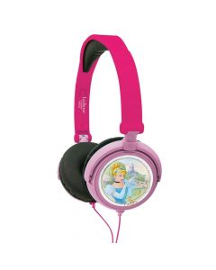 Lexibook Disney Princess Rapunzel Stereo Headphones - слушалки подходящи за деца за мобилни устройства (розов)