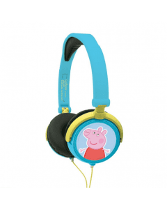 Lexibook Peppa Pig Georges Stereo headphones - слушалки подходящи за деца за мобилни устройства (син-жълт)