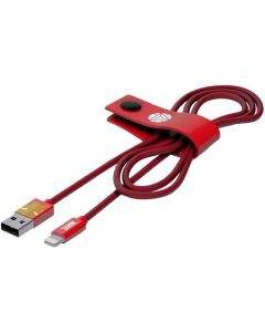 Marvel Iron Man Micro USB Cable - MicroUSB кабел за устройства с MicroUSB стандарт (120 см) (червен)