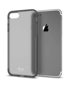 iLuv Gelato Case - силиконов (TPU) калъф за iPhone 7, iPhone 8, iPhone SE (2020) (черен-мат)