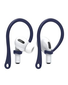 Elago AirPods Pro EarHooks - силиконови кукички за Apple AirPods Pro (тъмносин)