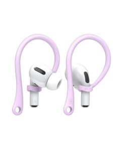 Elago AirPods Pro EarHooks - силиконови кукички за Apple AirPods Pro (лилав)