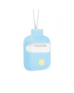 SwitchEasy ColorBuddy AirPods Case - силиконов калъф с лента за врата за Apple Airpods и Apple Airpods 2 with Wireless Charging Case (светлосин)