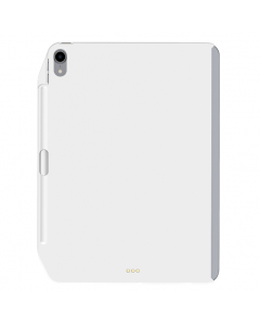 SwitchEasy CoverBuddy Case - поликарбонатов кейс (с отделение за Apple Pencil 2) за iPad Pro 12.9 (2018) (съвместим с Apple Smart Keyboard, Smart Folio)(бял)