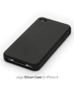 Elago Silicon Case - силиконов калъф за iPhone 4 (черен)