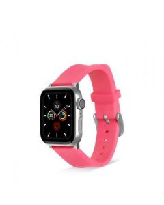 Artwizz WatchBand Silicone - силиконова каишка за Apple Watch 38мм, 40мм (розов)