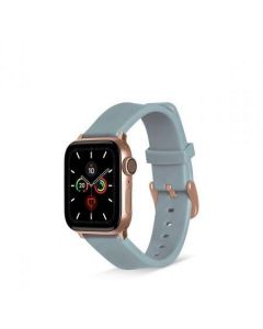Artwizz WatchBand Silicone - силиконова каишка за Apple Watch 38мм, 40мм (светлосив)