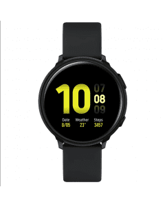 Spigen Liquid Air Case - качествен силиконов (TPU) кейс за Samsung Galaxy Watch Active 2 (44mm) (черен)
