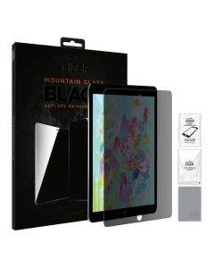 Eiger Mountain Glass Black Anti-Spy Privacy Filter Tempered Glass - калено стъклено защитно покритие с определен ъгъл на виждане за дисплея на iPad 6 (2018), iPad 5 (2017)