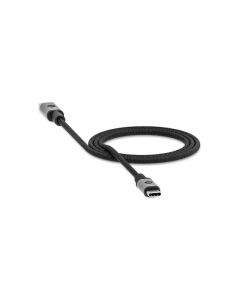 Mophie USB-C to USB-C Cable - изключително здрав USB-C към USB-C кабел с въжена оплетка за устройства с USB-C порт (150 см) (черен)