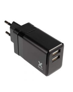 A-Solar Xtorm Volt Travel Dual USB Charger XA010 - захранване за ел. мрежа с 2xUSB изхода и преходници за цял свят