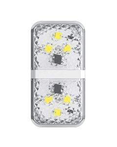 Baseus Door Open Warning Light - предупредителни LED светлини за вратите на автомобили (2 броя) (бял)