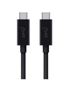 Belkin USB-C 3.1 to USB-C 100W Cable - USB-C към USB-C кабел за устройства с USB-C порт (100 см) (черен)