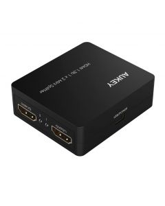 AUKEY HA-H01 1x2-Port HDMI 1.3b Mini Splitter with 3D and 1080p Suppor - HDMI сплитер от един към два дисплея с HDMI