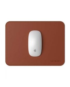 Satechi Eco-Leather Mouse Pad - дизайнерски кожен пад за мишка (тъмнокафяв)