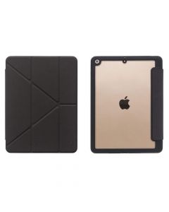Torrii Torero Case - полиуретанов кейс и поставка с отделение за Apple Pencil за iPad 7 (2019), iPad 8 (2020) (черен)