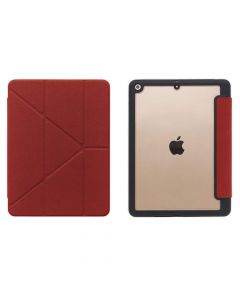 Torrii Torero Case - полиуретанов кейс и поставка с отделение за Apple Pencil за iPad 7 (2019), iPad 8 (2020) (червен)