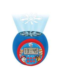 Lexibook Paw Patrol Childrens Projector Clock with Timer - детски часовник с аларма (шарен)