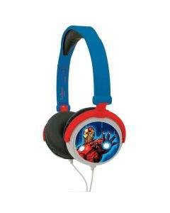 Lexibook Avengers Foldable Stereo Headphones - слушалки подходящи за деца (тъмносин-червен)