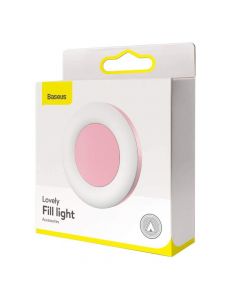 Baseus Lovely Fill Light Accessories - допълнителна LED светлина за Baseus Lovely Wireless Bracket Bluetooth Tripod Selfie Stick (розов)