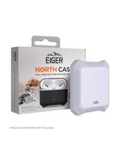 Eiger North AirPods Protective Case - удароустойчив силиконов калъф за Apple Airpods и Apple Airpods 2 (светлосин)