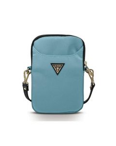 Guess Triangle Logo Tablet Bag 8 - дизайнерска чанта с презрамка за таблети до 8 инча (син)