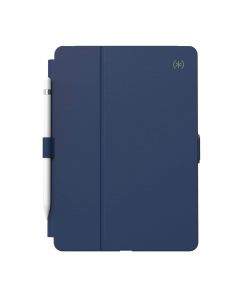 Speck Balance Folio Case - текстилен калъф и поставка за iPad 8 (2020), iPad 7 (2019) (син-сив)