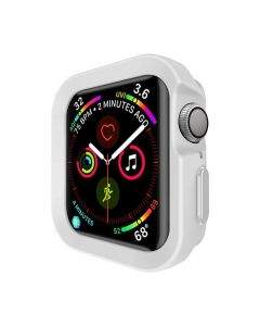 SwitchEasy Colors Case - термополиуретанов удароустойчив кейс за Apple Watch 40mm (бял)