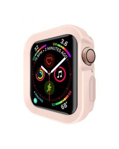 SwitchEasy Colors Case - термополиуретанов удароустойчив кейс за Apple Watch 44mm (розов)