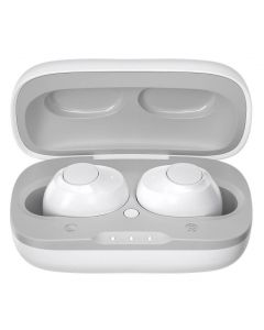 WK Design TWS Blutooth 5.0 True Wireless Earbuds with Wireless Charging Case  - безжични блутут слушалки със зареждащ кейс (бял)
