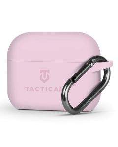 Tactical TPU Velvet Smoothie Carabiner Case - термополиуретанов (TPU) удароустойчив калъф за Apple AirPods Pro (розов)