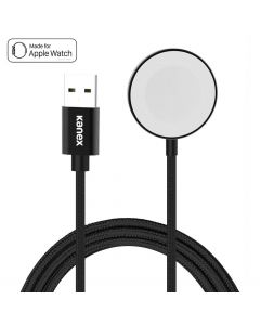 Kanex DuraBraid Magnetic Charger USB Cable - сертифициран (MFI) магнитен кабел за Apple Watch (300 см) (черен)