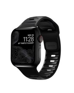 Nomad Sport Strap V2 - силиконова каишка за Apple Watch 42мм, 44мм (черен)