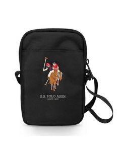 U.S. Polo Assn. Universal Phone Bag - дизайнерска чанта (портфейл) с презрамка (черен)
