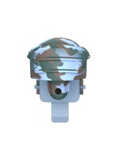Baseus Level 3 Helmet PUBG Gamepad Joystick - геймпад джойстик за стрелба за PUBG и други игри (син камуфлаж)