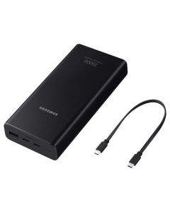Samsung Battery Pack 20000 mAh 25W (USB-C) EB-P5300XJEGEU - външна батерия с USB и USB-C изходи (тъмносив)
