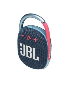 JBL Clip 4 Ultra-Portable Waterproof Speaker - водоустойчив безжичен портативен спийкър (с карабинер) с микрофон за мобилни устройства (син-розов)