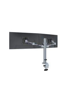 4smarts Desk Holder ErgoFix H3 Vesa 75x75 100x100 - двойна стойка с рамо за телевизори и монитори с диагонал до 30 инча (сребрист)
