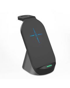 Sdesign 3-in-1 Wireless Charger - док станция за зареждане на iPhone, Apple Watch и Apple AirPods (черен)