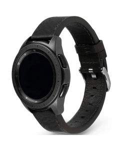 Ringke Leather One Classic Band 20 mm - кожена (естествена кожа) каишка за Galaxy Watch, Huawei Watch, Xiaomi, Garmin и други (20 мм) (черен)