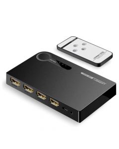 Ugreen 3-Port HDMI Auto Switch Box - 3-портов HDMI превключвател за компютри и монитори с дистанционно