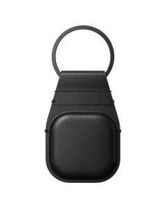 Nomad AirTag Leather Keychain - висококачествен ключодържател от естествена кожа за Apple AirTag (черен)