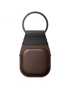 Nomad AirTag Leather Keychain - висококачествен ключодържател от естествена кожа за Apple AirTag (кафяв)