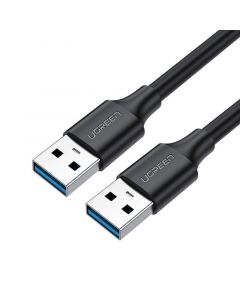 Ugreen USB-A 3.0 Male to USB-A 3.0 Male USB Cable - здрав USB кабел (мъжко-мъжко) (100 см) (черен)