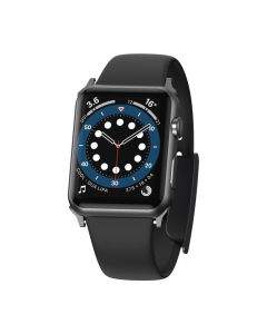 Baseus Slip-Thru Silicone Watch Band (LBWSE-01) - силиконова каишка за Apple Watch 38мм, 40мм (черен)