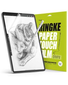 Ringke Paper Touch Film Screen Protector Soft - качествено защитно покритие (подходящо за рисуване) за дисплея на iPad Pro 12.9 M1 (2021), iPad Pro 12.9 (2020), iPad Pro 12.9 (2018) (2 броя)