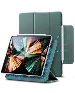 ESR Rebound Magnetic Case - магнитен полиуретанов калъф с поставка за iPad Pro 11 M1 (2021), iPad Pro 11 (2020), iPad Pro 11 (2018) (зелен)